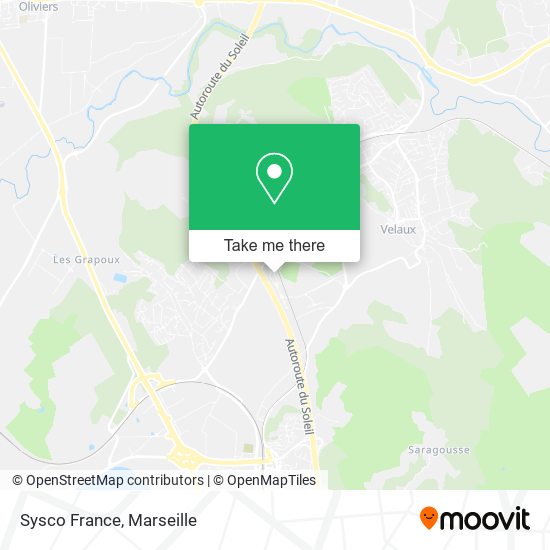 Sysco France map