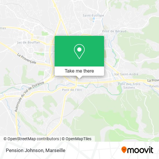 Pension Johnson map