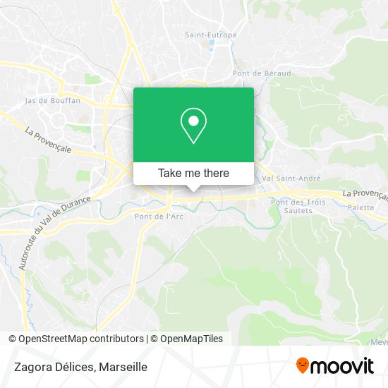 Zagora Délices map