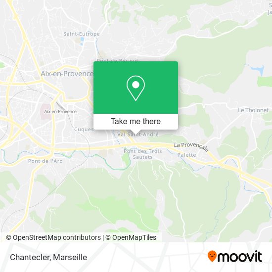 Chantecler map