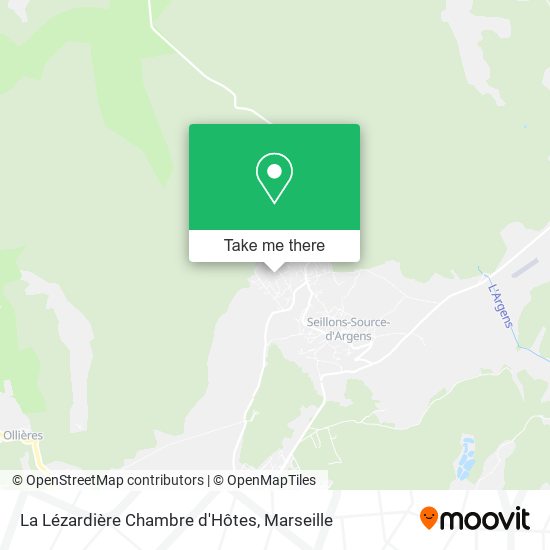 La Lézardière Chambre d'Hôtes map