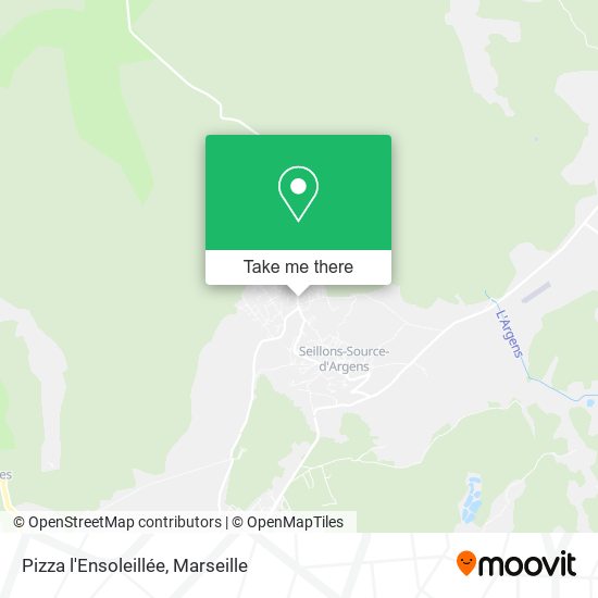 Pizza l'Ensoleillée map