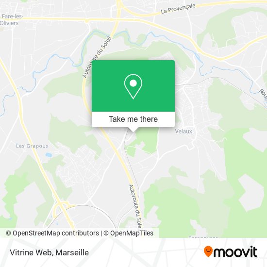Vitrine Web map