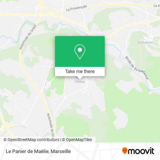 Le Panier de Maëlie map