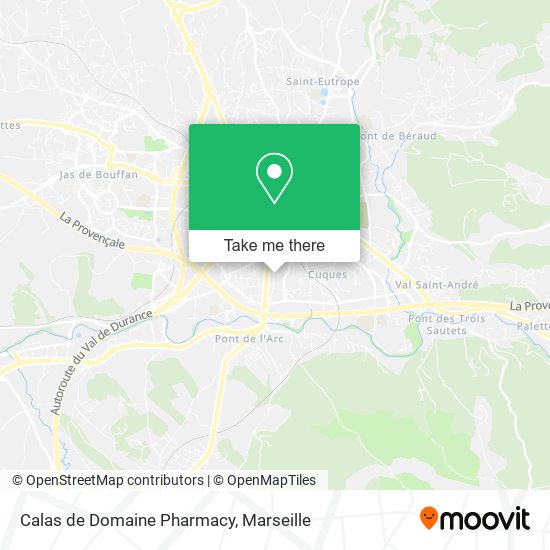 Calas de Domaine Pharmacy map