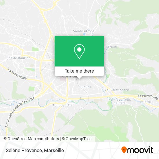 Sélène Provence map