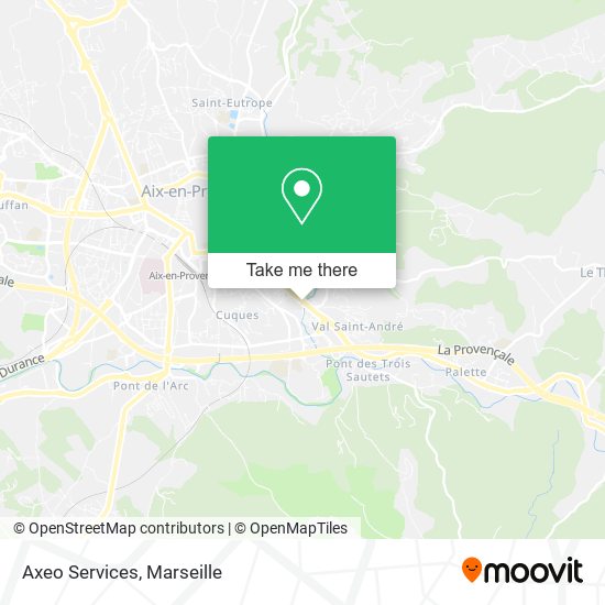 Axeo Services map