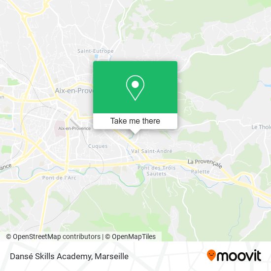 Mapa Dansé Skills Academy