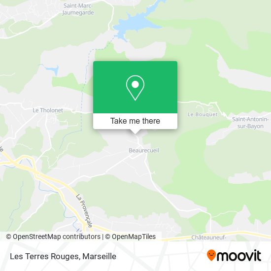 Les Terres Rouges map