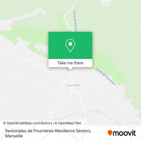 Senioriales de Pourrières-Résidence Séniors map