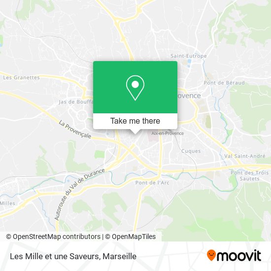 Les Mille et une Saveurs map