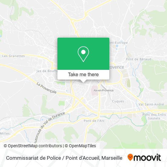 Commissariat de Police / Point d'Accueil map