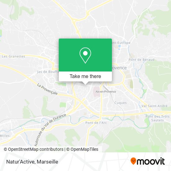 Natur'Active map