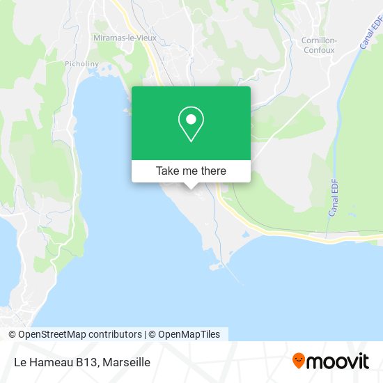 Le Hameau B13 map