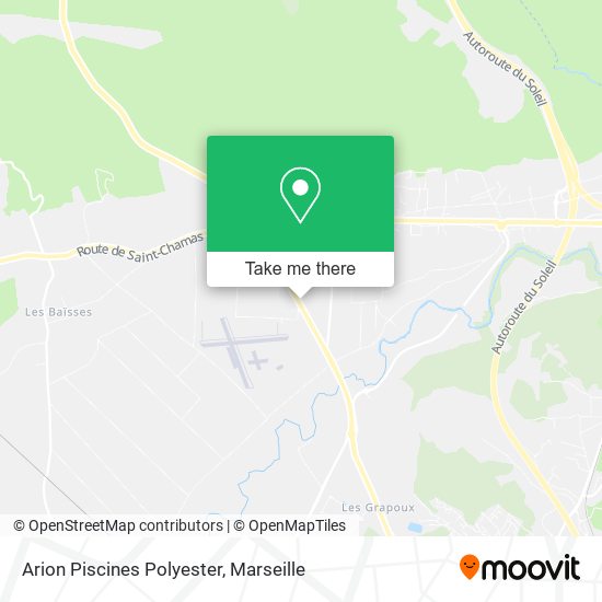 Arion Piscines Polyester map