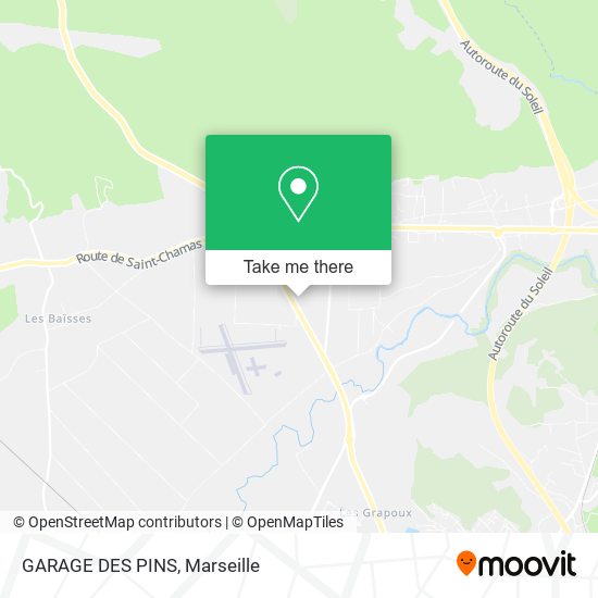 GARAGE DES PINS map