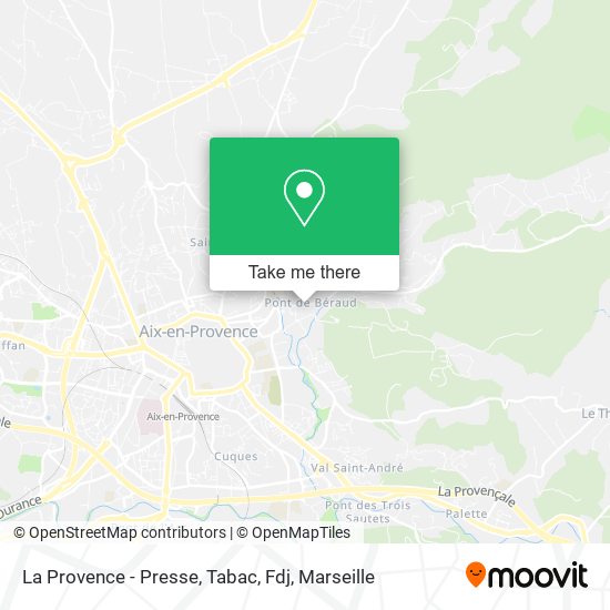 La Provence - Presse, Tabac, Fdj map