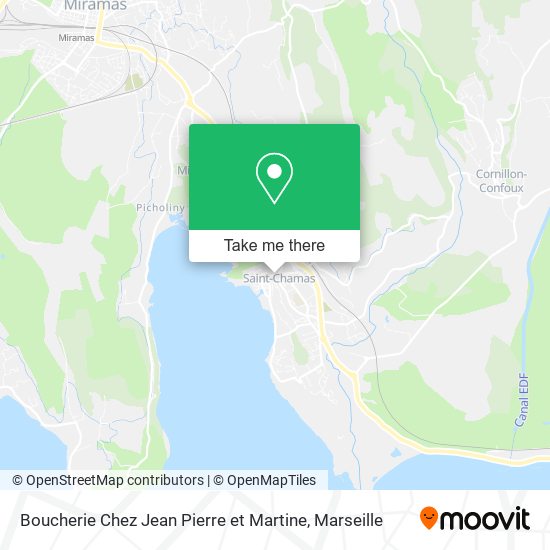 Mapa Boucherie Chez Jean Pierre et Martine