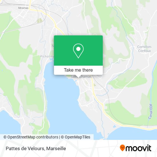 Pattes de Velours map