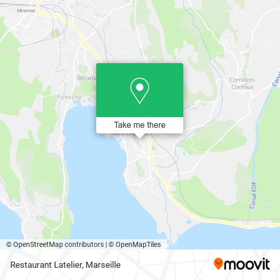 Mapa Restaurant Latelier