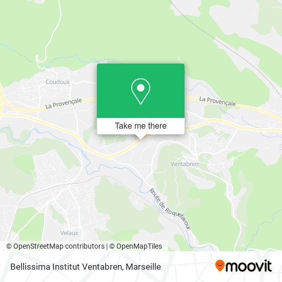 Bellissima Institut Ventabren map