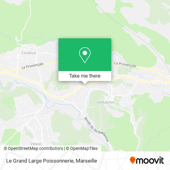 Le Grand Large Poissonnerie map