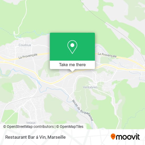 Restaurant Bar á Vin map