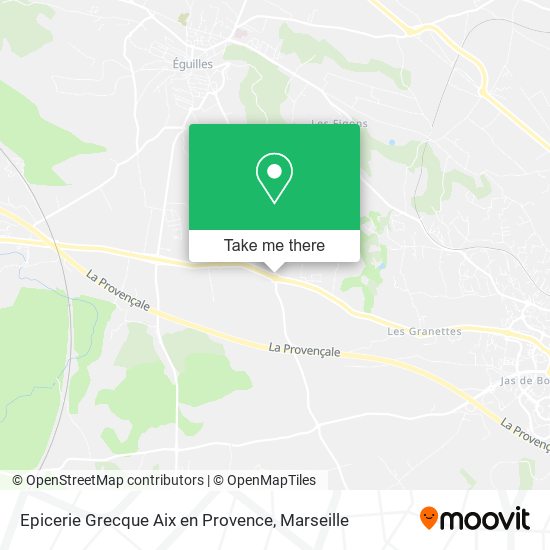 Mapa Epicerie Grecque Aix en Provence