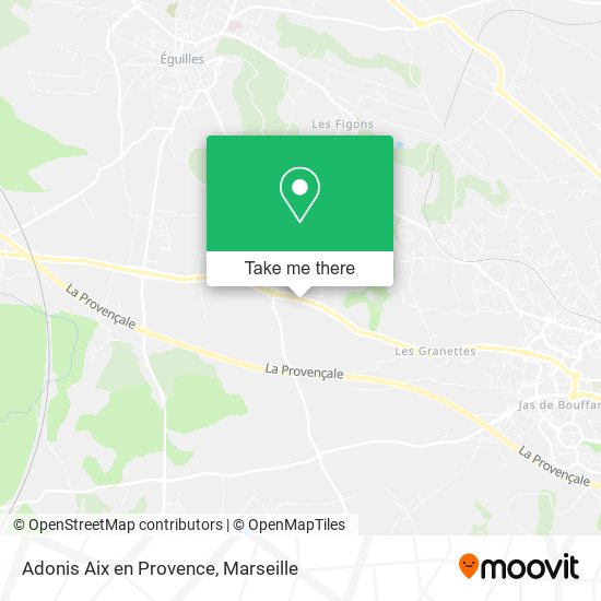 Adonis Aix en Provence map