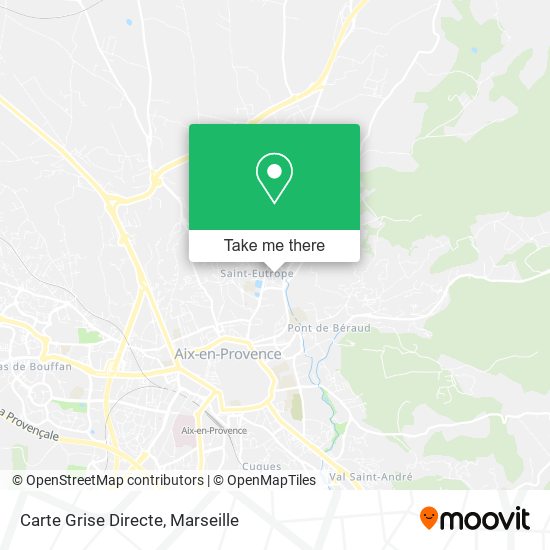 Carte Grise Directe map