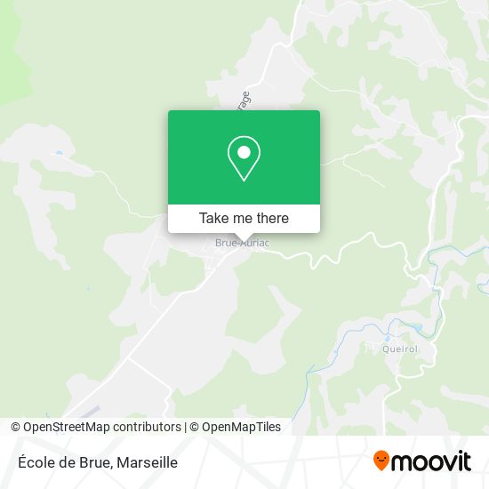 École de Brue map