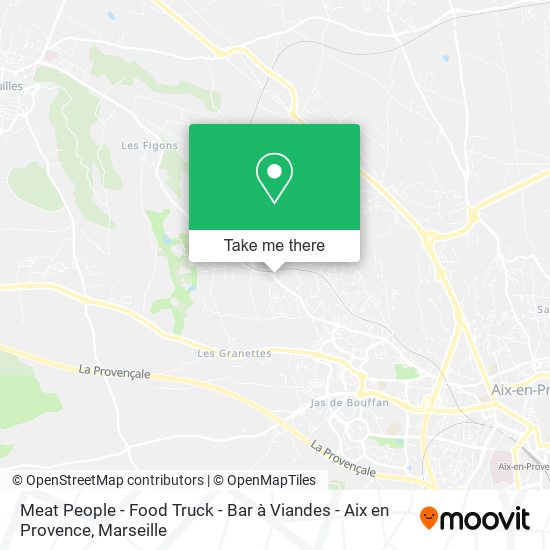 Meat People - Food Truck - Bar à Viandes - Aix en Provence map