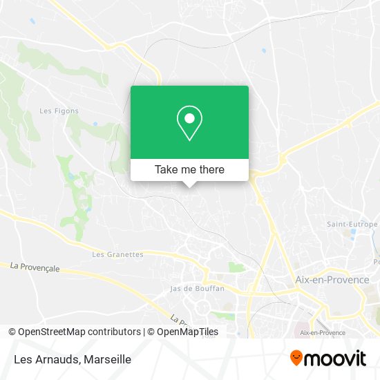 Les Arnauds map