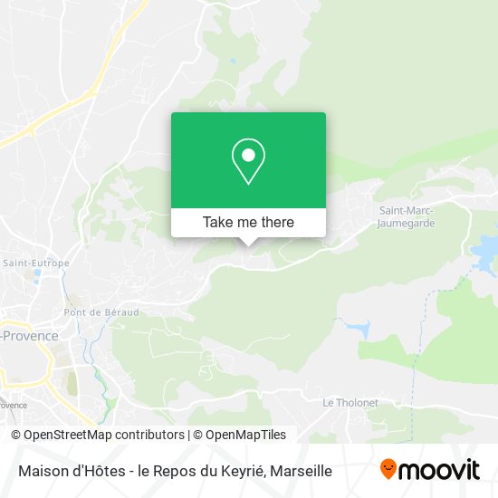Maison d'Hôtes - le Repos du Keyrié map
