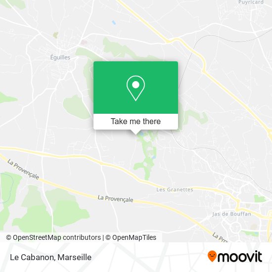 Le Cabanon map