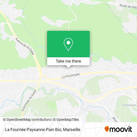 La Fournée Paysanne Pain Bio map