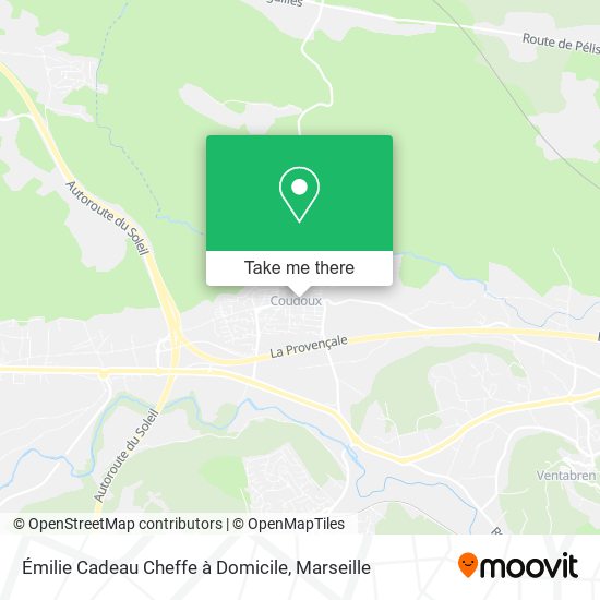 Émilie Cadeau Cheffe à Domicile map
