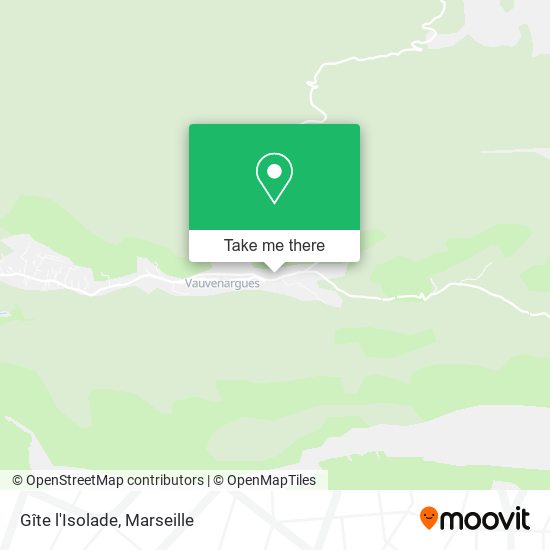 Gîte l'Isolade map