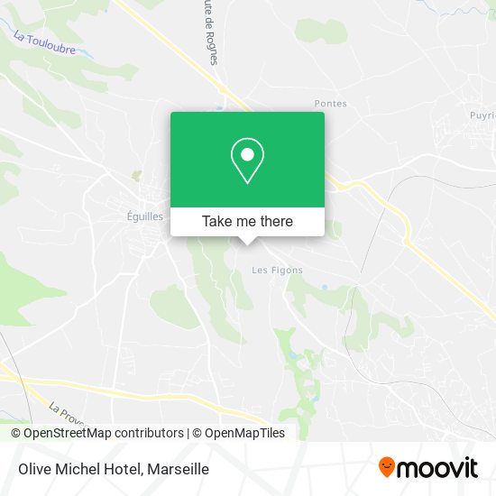 Olive Michel Hotel map