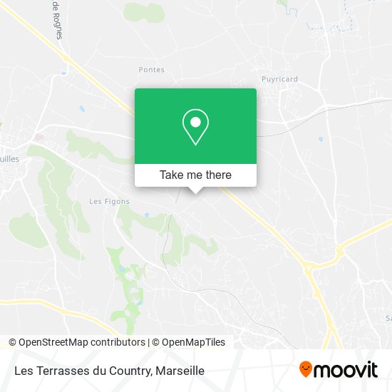 Les Terrasses du Country map