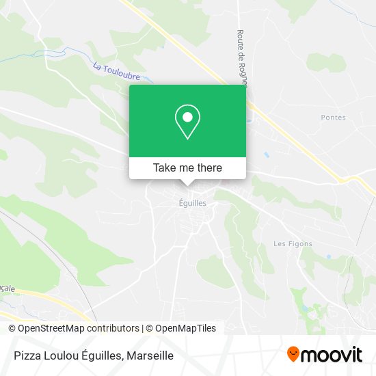 Pizza Loulou Éguilles map
