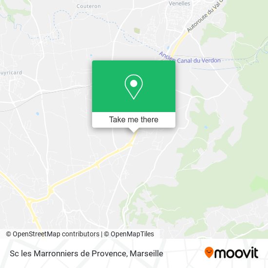 Sc les Marronniers de Provence map