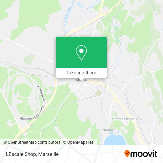 L'Escale Shop map