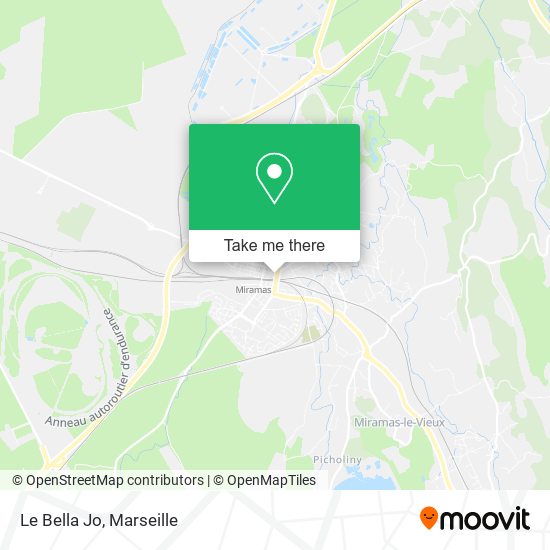 Le Bella Jo map