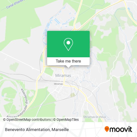 Benevento Alimentation map
