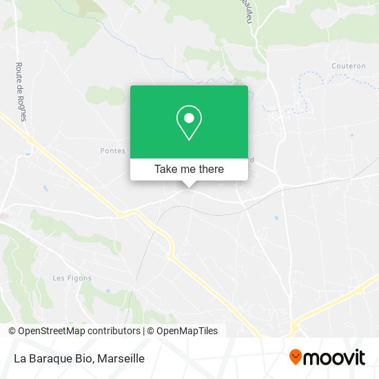 La Baraque Bio map