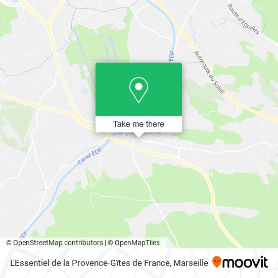 L'Essentiel de la Provence-Gîtes de France map