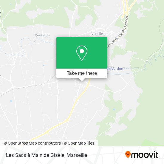 Mapa Les Sacs à Main de Gisèle