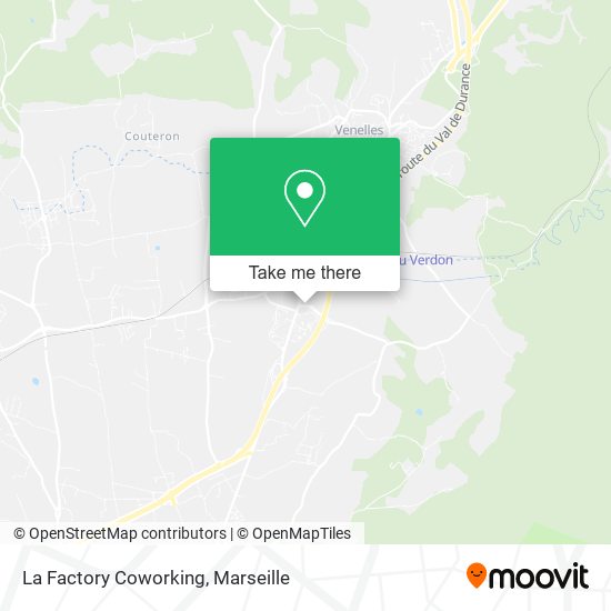 La Factory Coworking map