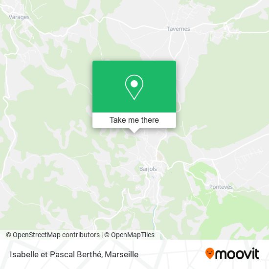 Isabelle et Pascal Berthé map